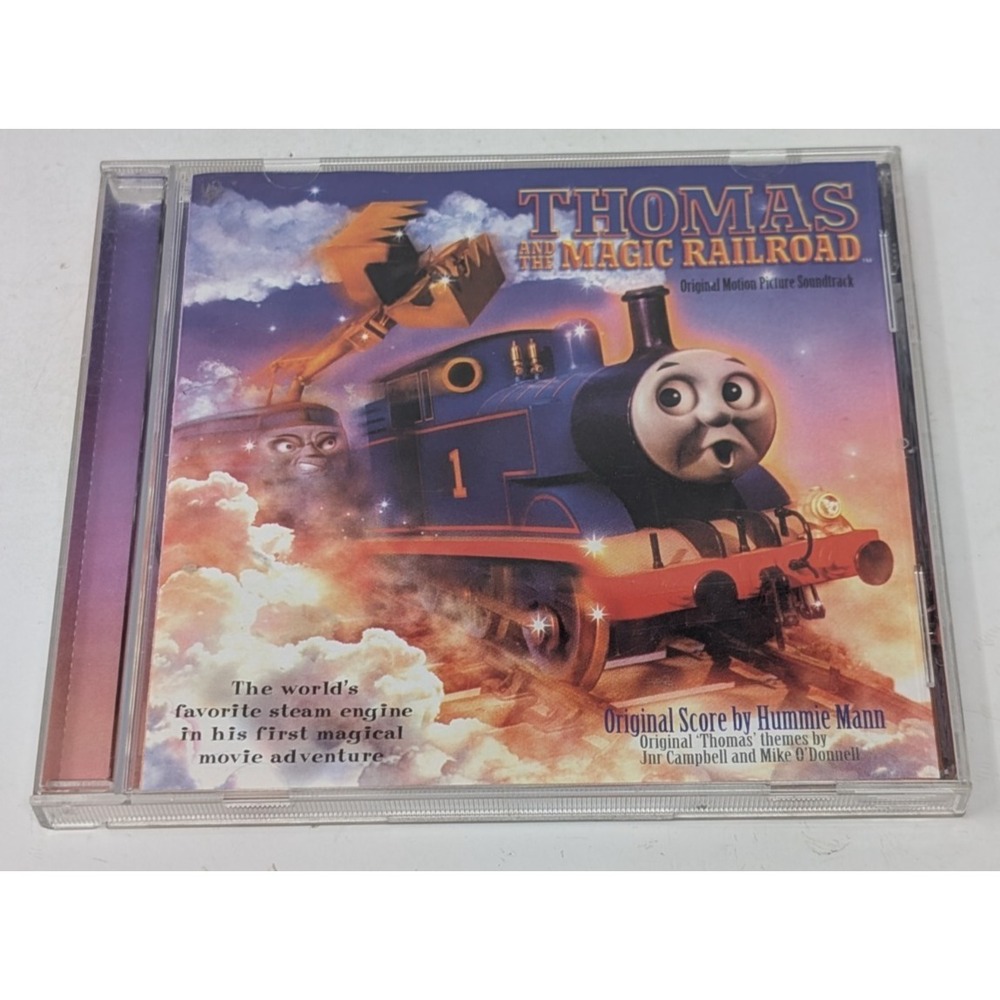 Thomas and the Magic Railroad Movie Soundtrack Music CD 2000 Hummie Mann VTG